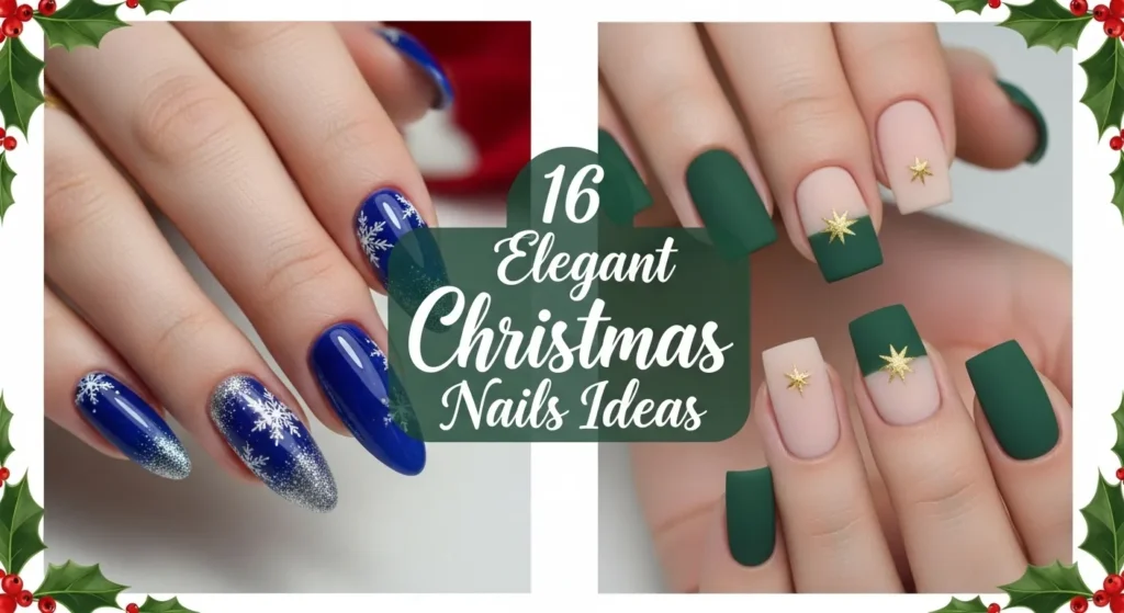 16 Elegant Christmas Nails Ideas