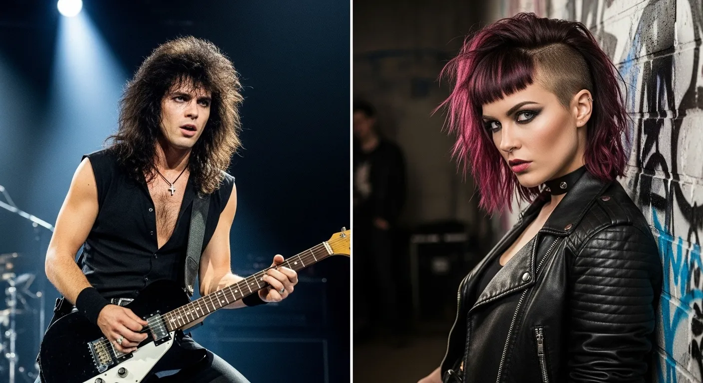 16 Rocker Hair