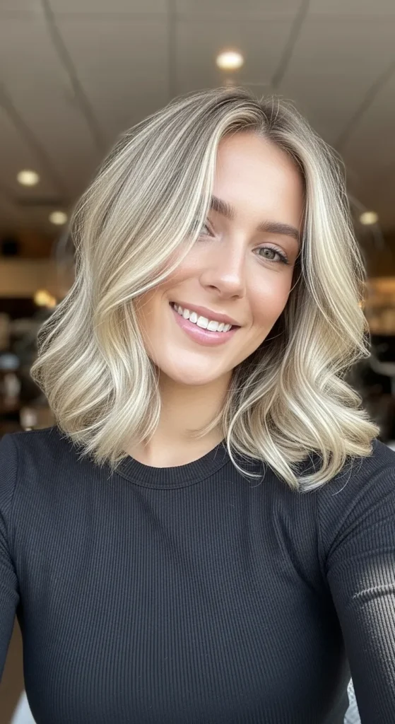 Blonde Balayage Bob