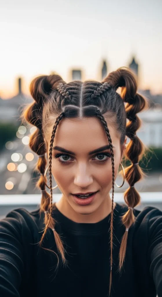 Braided Pigtails With A Twist