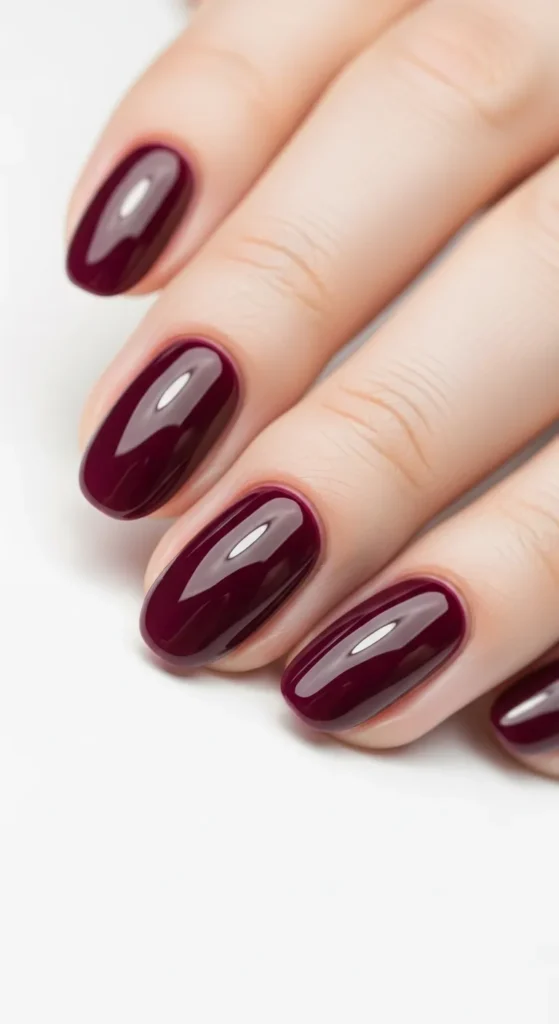 Classic Glossy Burgundy