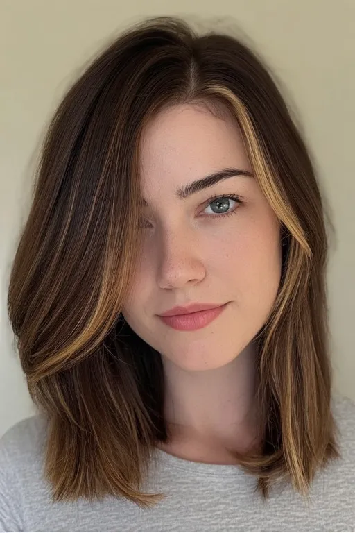 Dark Brown with Warm Babylights