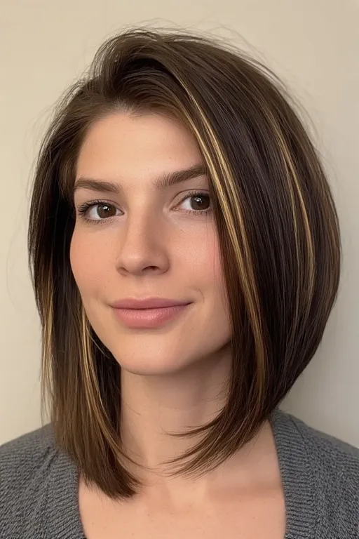 Espresso Brown with Subtle Face-Framing Highlights