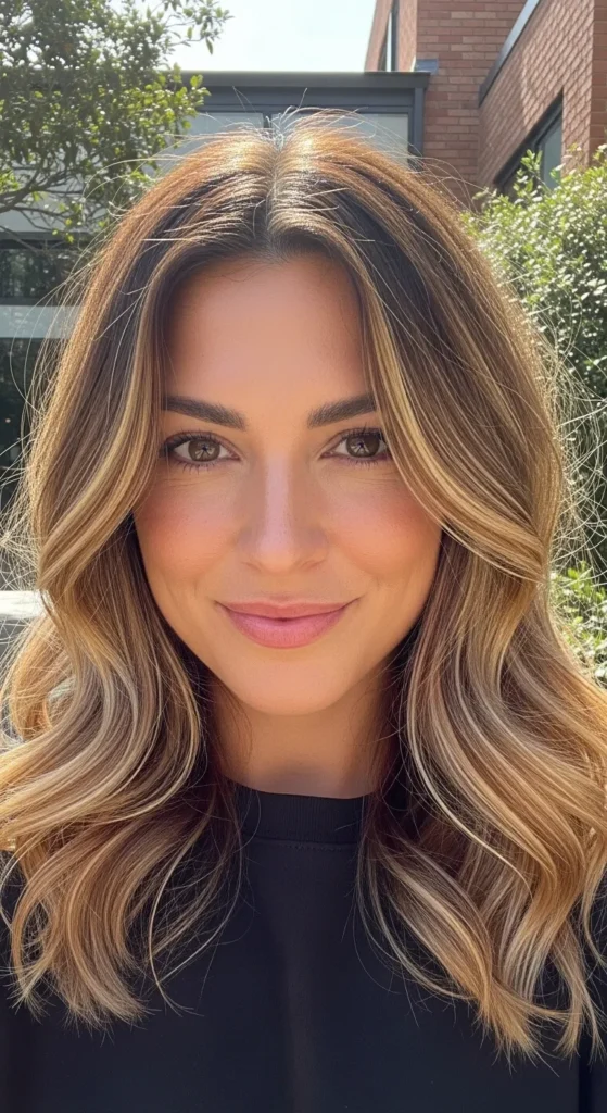 Face-Framing Balayage Highlights