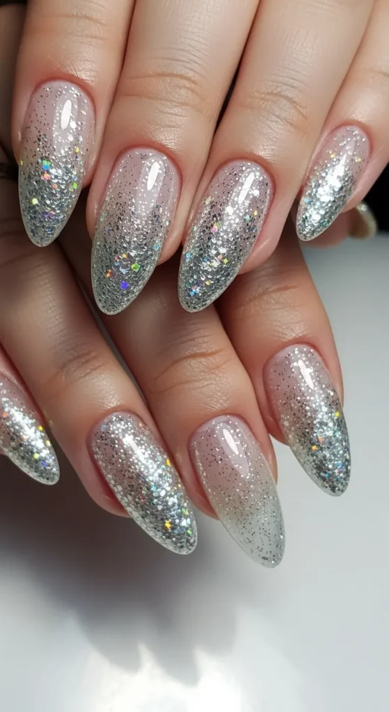 Glitter Ombre Nails