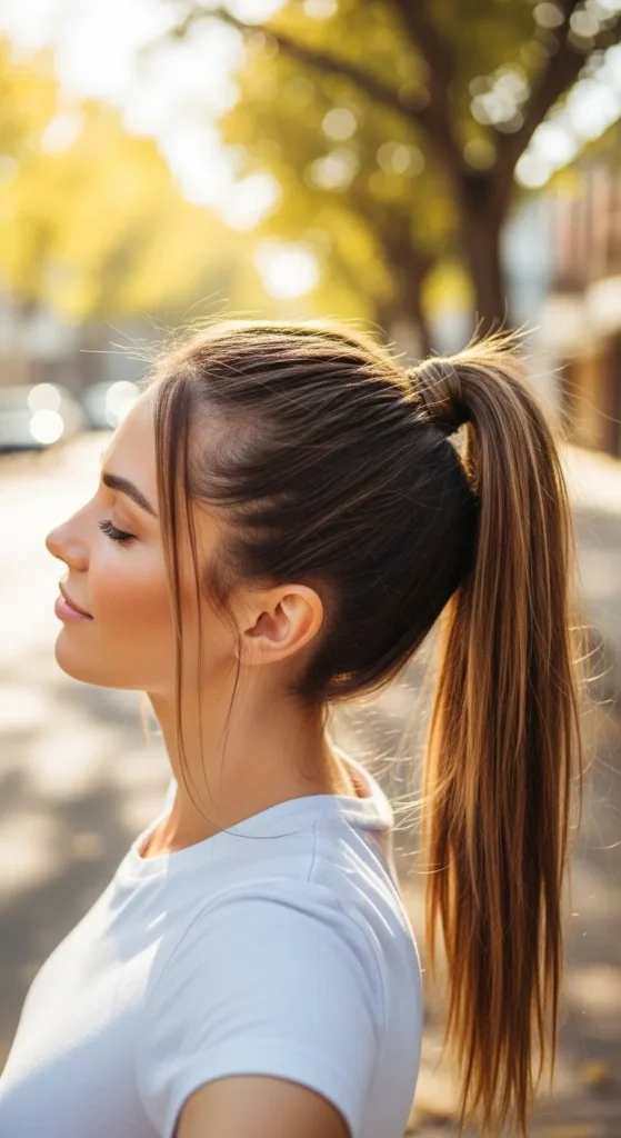 High Snatched Ponytail