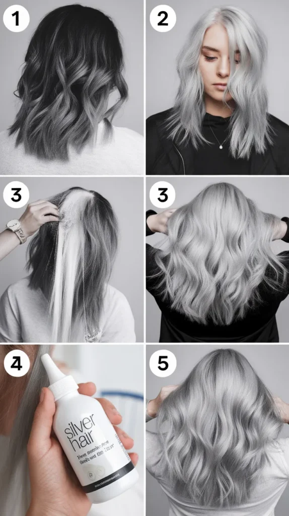 How to Get Silver Without Wrecking Your Hair