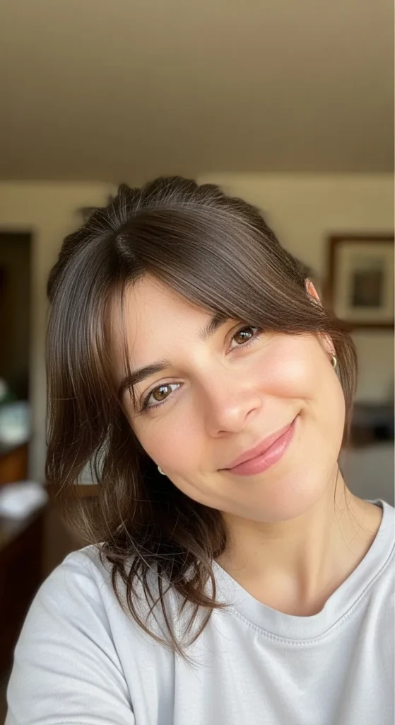 Loose Ponytail with Face-Framing Pieces