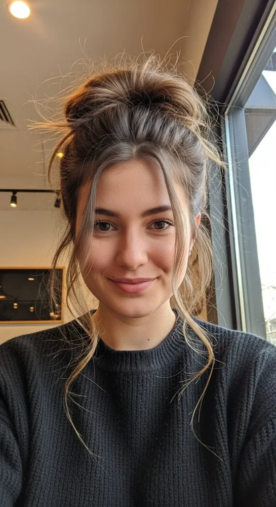 Messy Textured Updo