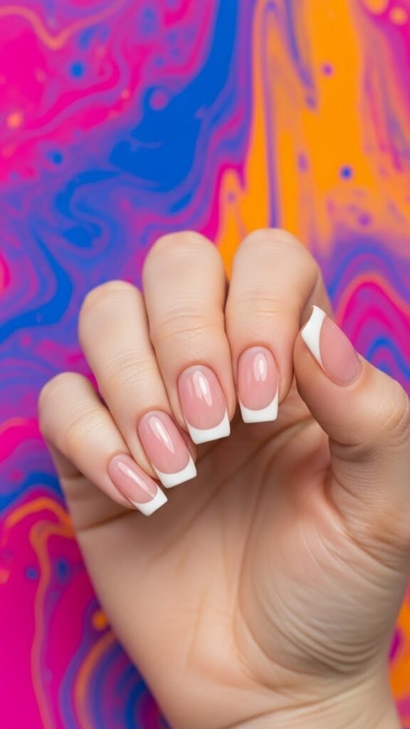 Micro French Nails