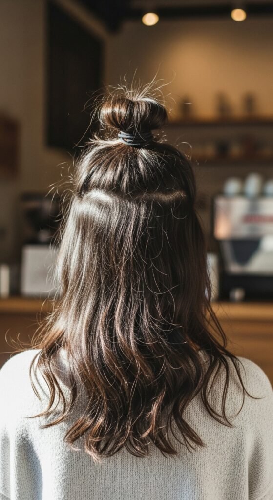 Mini Top Knot haircut