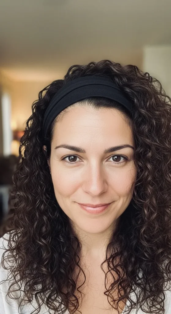 Natural Curls + Headband