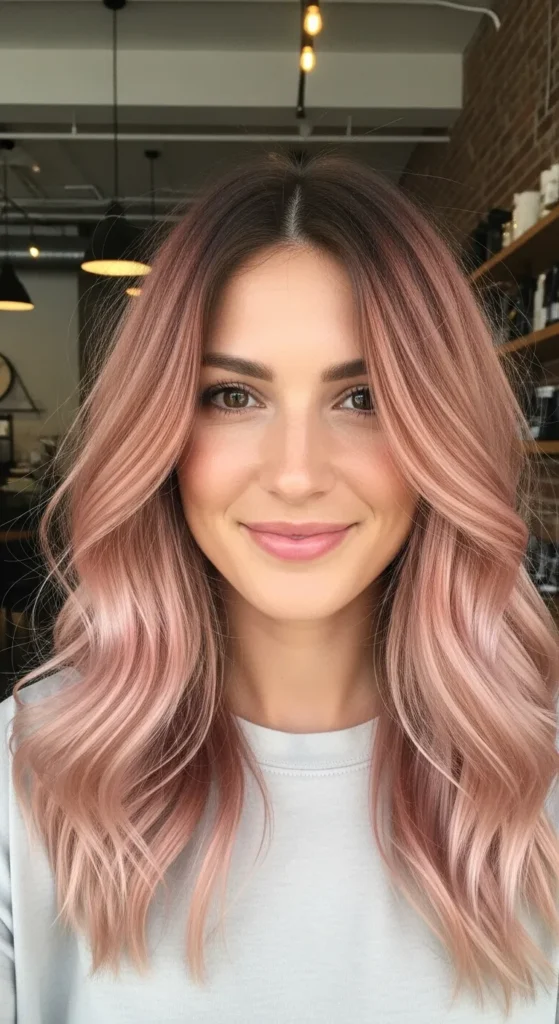 Rose Gold Balayage