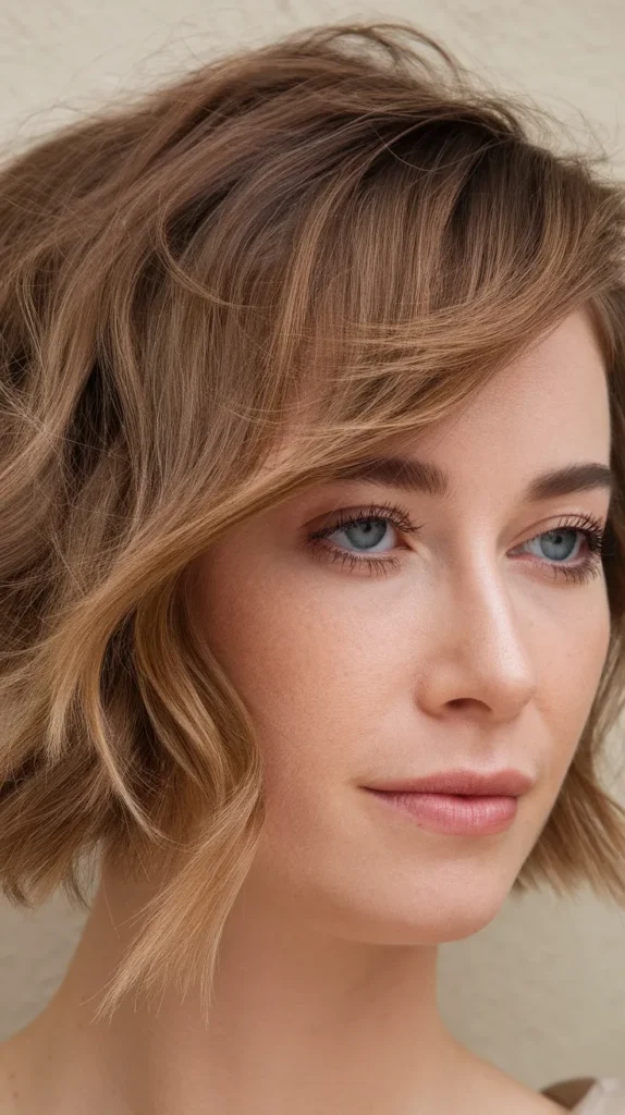 Short Hair and Bangs Clean Lines, Big Impact