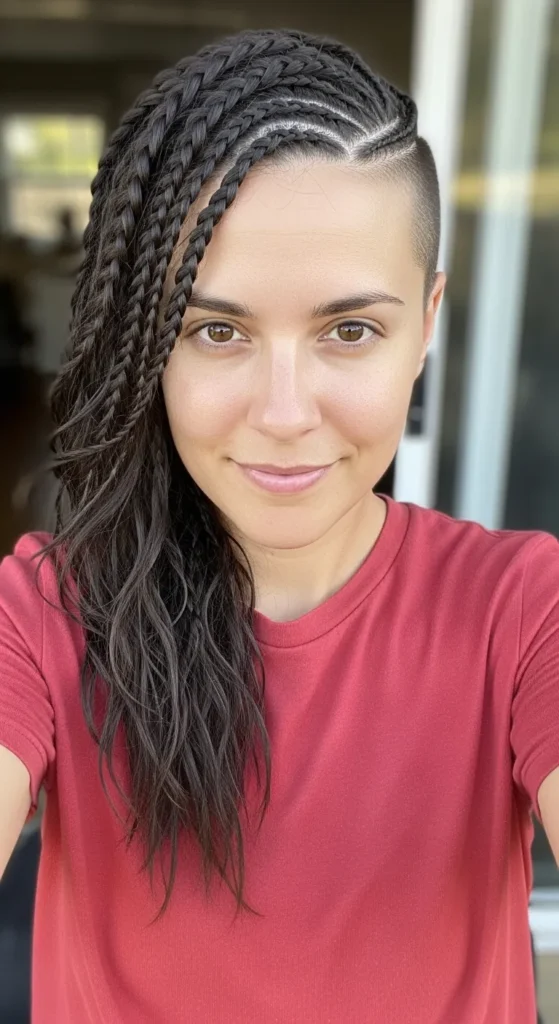 Side-Swept Braid Merge