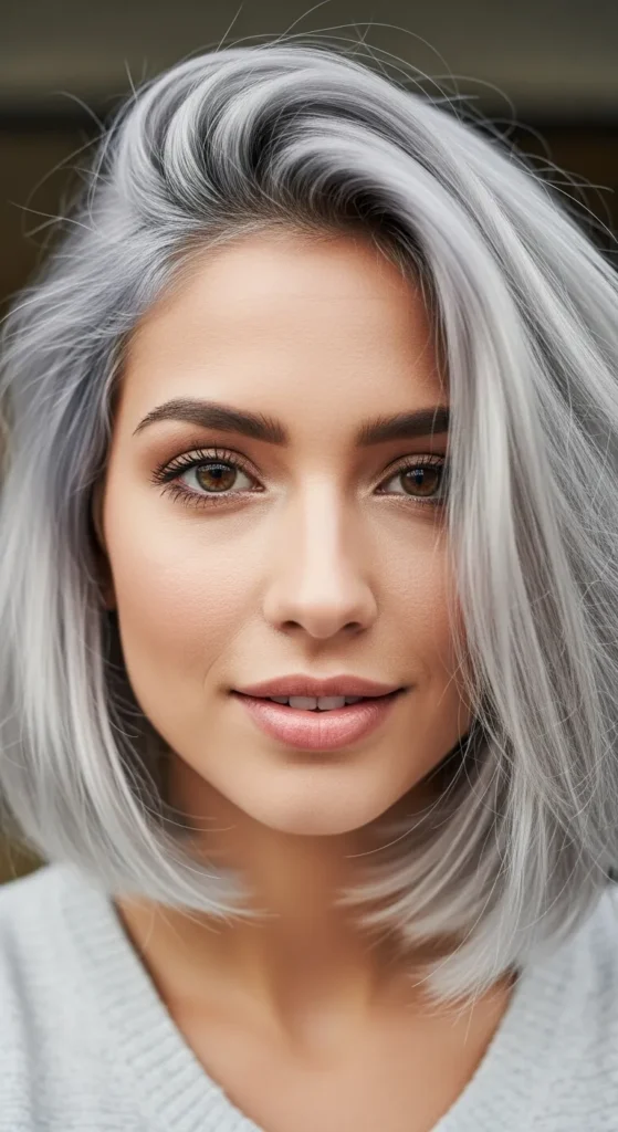 Silver Grey Bob