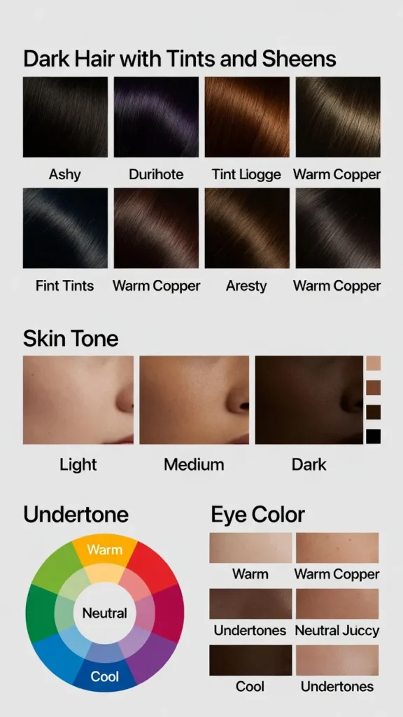 Skin Tone, Undertone, and Eye Color Quick Match Guide