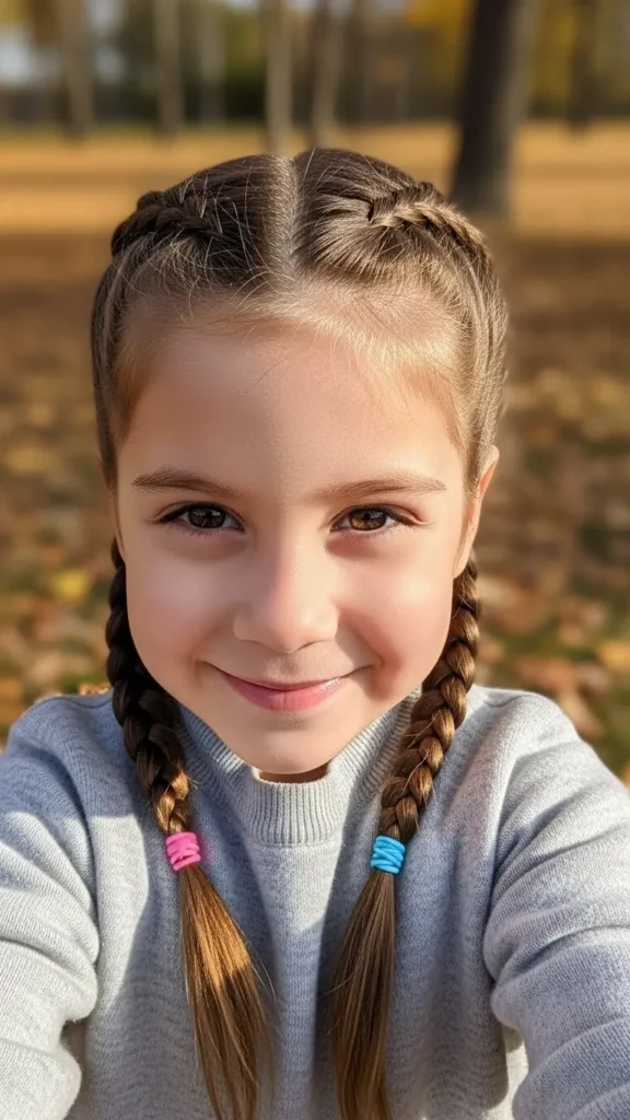 The Classic Braided Pigtails