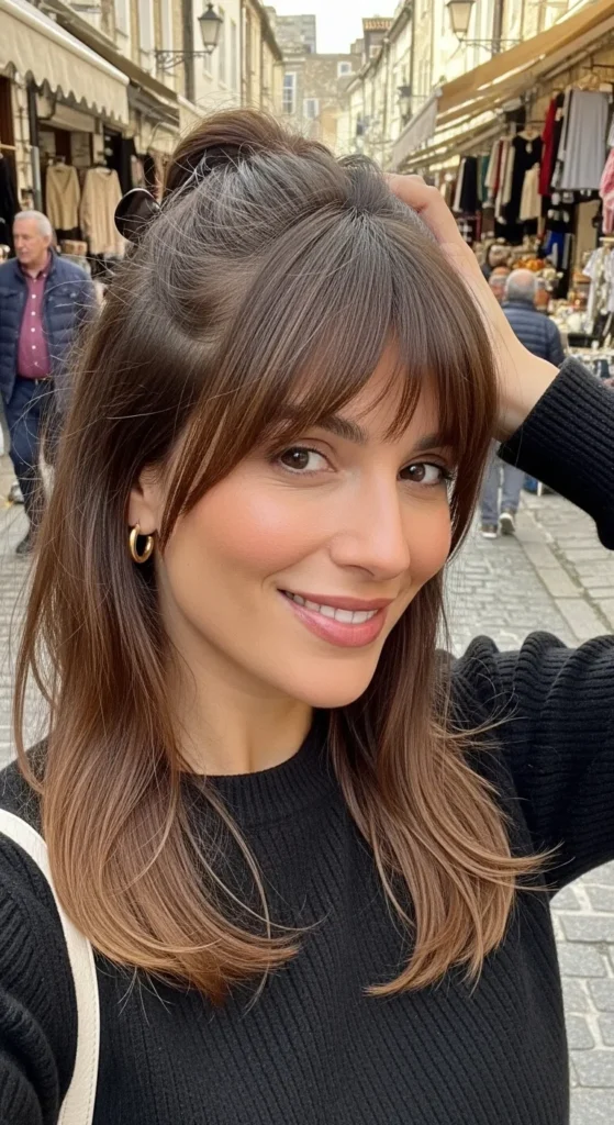 The Claw-Clip Twist With Bottleneck Bangs