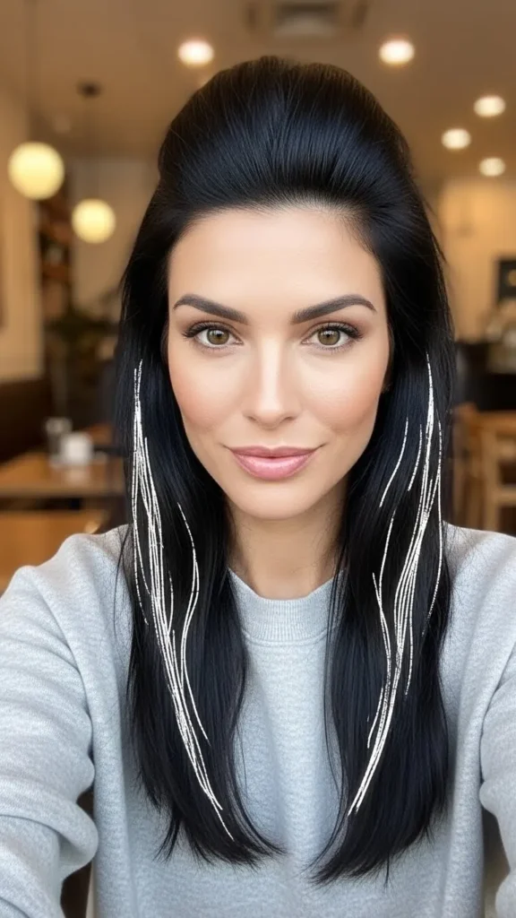 The Glossy Center-Part Glam