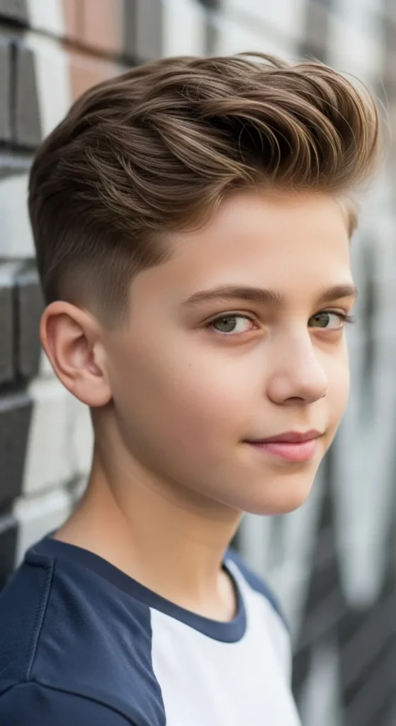 The Modern Fade With Textured Top