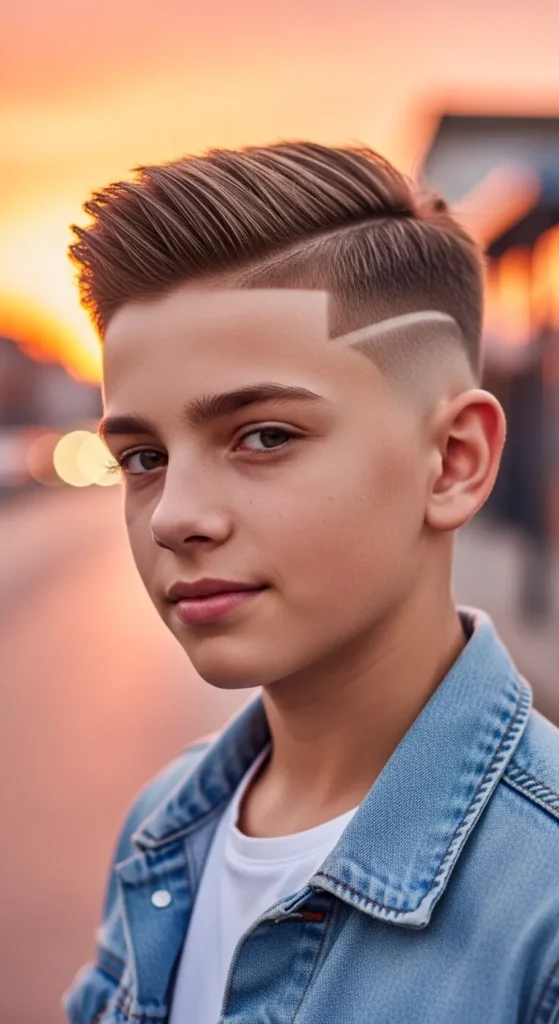 The Skin Fade With Line-Up