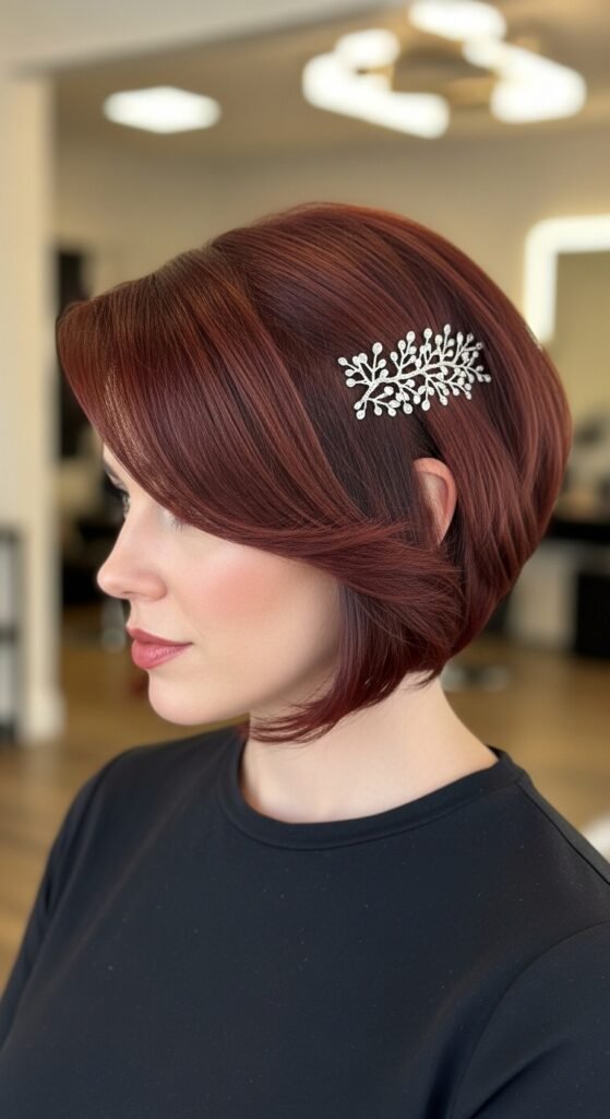 The Strategic Hair Clip haircut