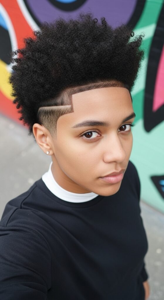 The Tapered Afro With Defined Edges