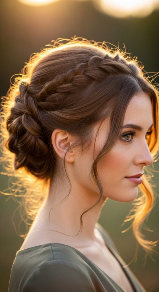 The Twisted Temple Tuck hairstyle