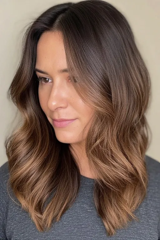 Toffee Brown Balayage