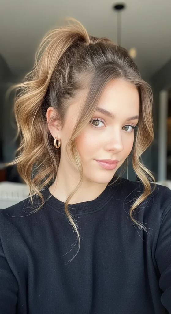 Voluminous Pony Half-Up