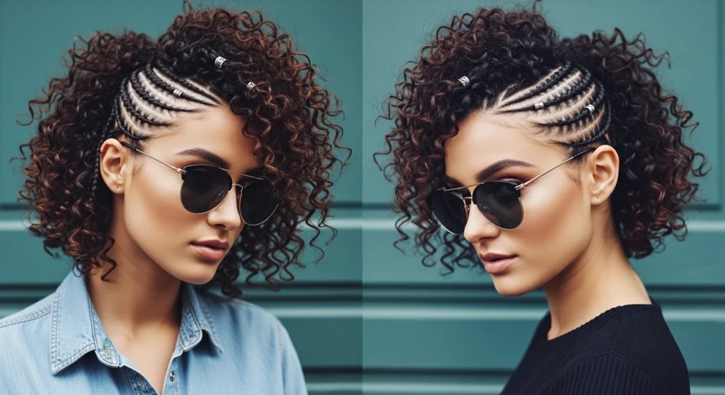 15 Chic Short Fulani Braids With Curls