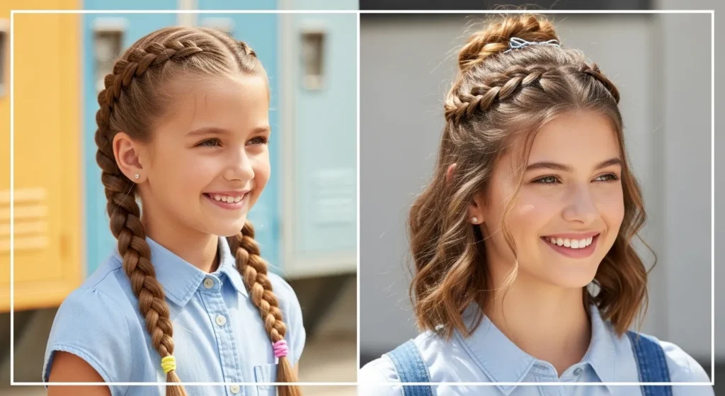 16 Cute Hairstyles For The First Day Of School