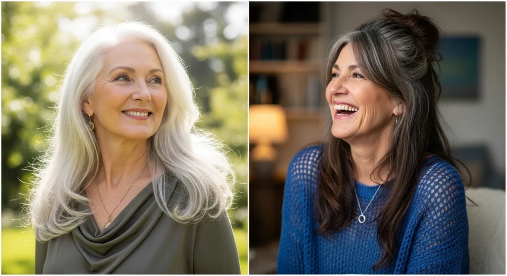 16 Long Hair Older Women Ideas