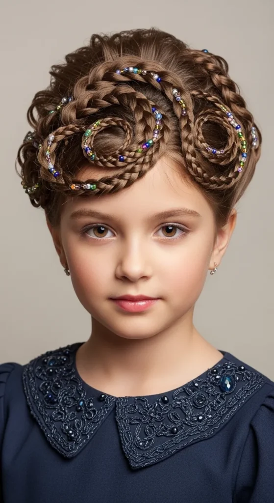 Beaded Hairband Effect