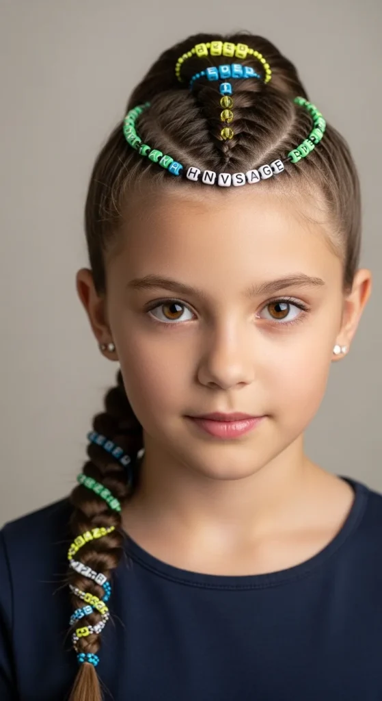 Beaded “Hidden Message” Braid