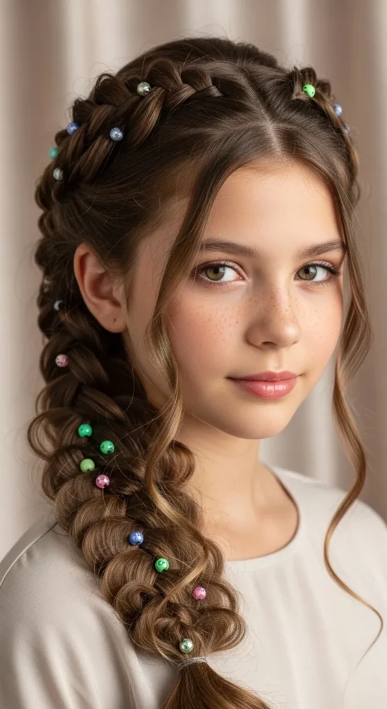 Beaded Waterfall Braid