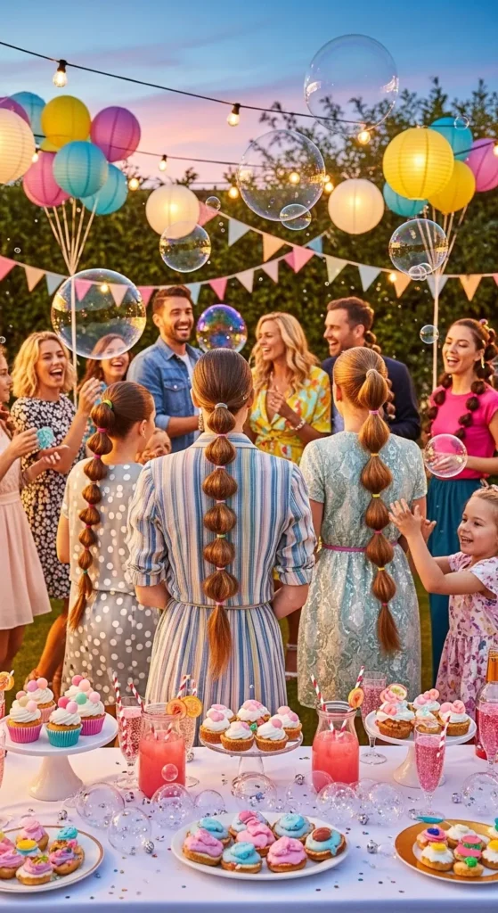 Bubble Ponytail Party