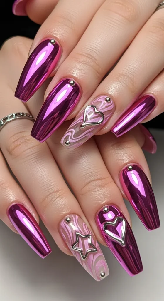 Bubblegum Pink Chrome Overload