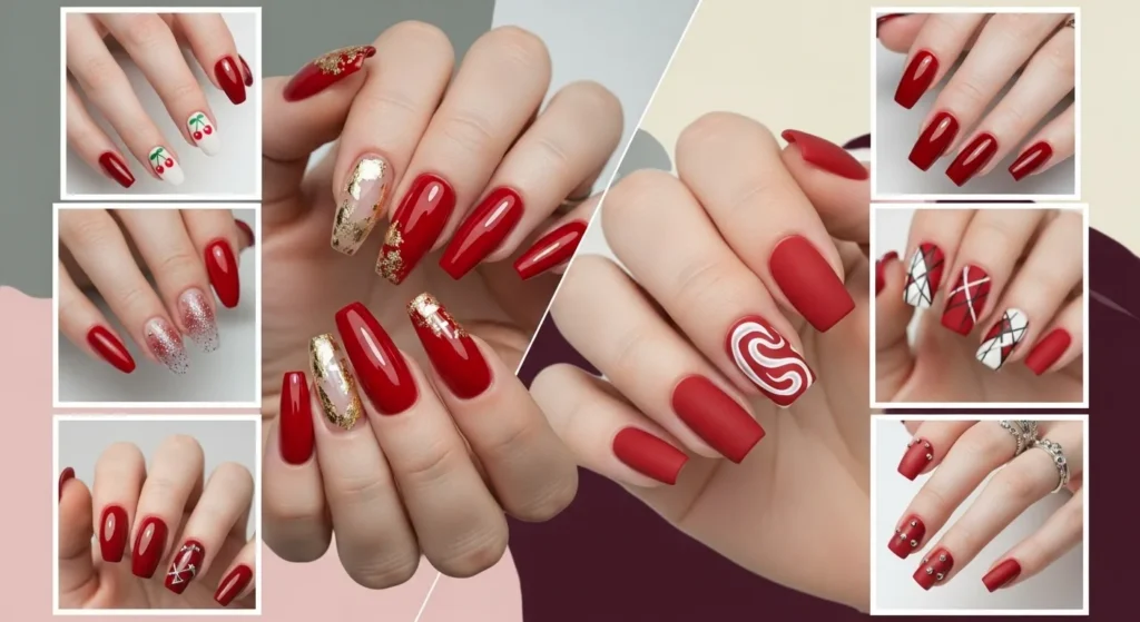 Cherry Red Nail Ideas