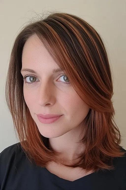 Chocolate Copper Balayage