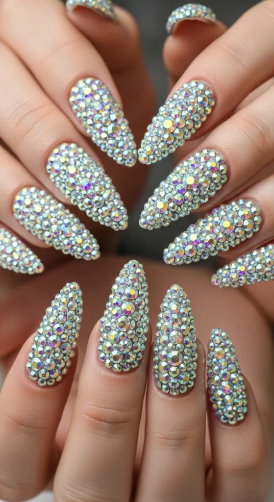 Crystal-Encrusted Everything Nails