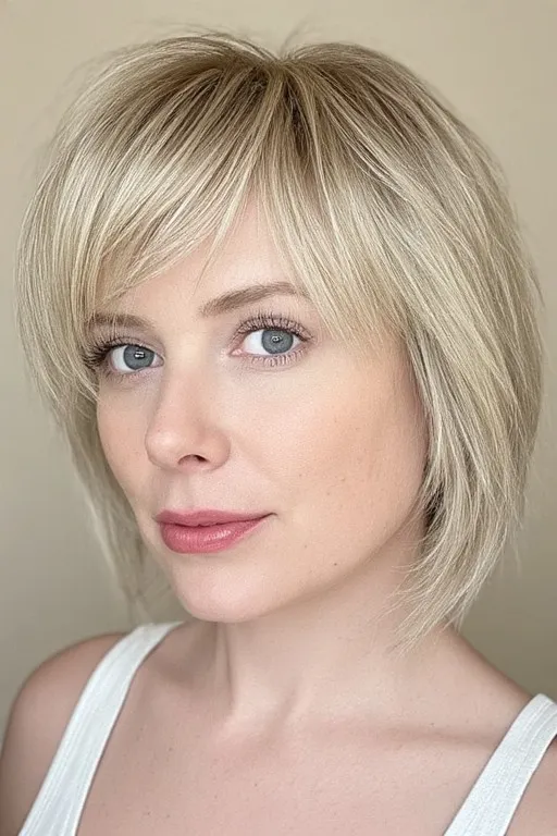 Dirty Blonde With Natural Root Depth