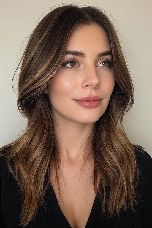 Espresso Brown with Balayage