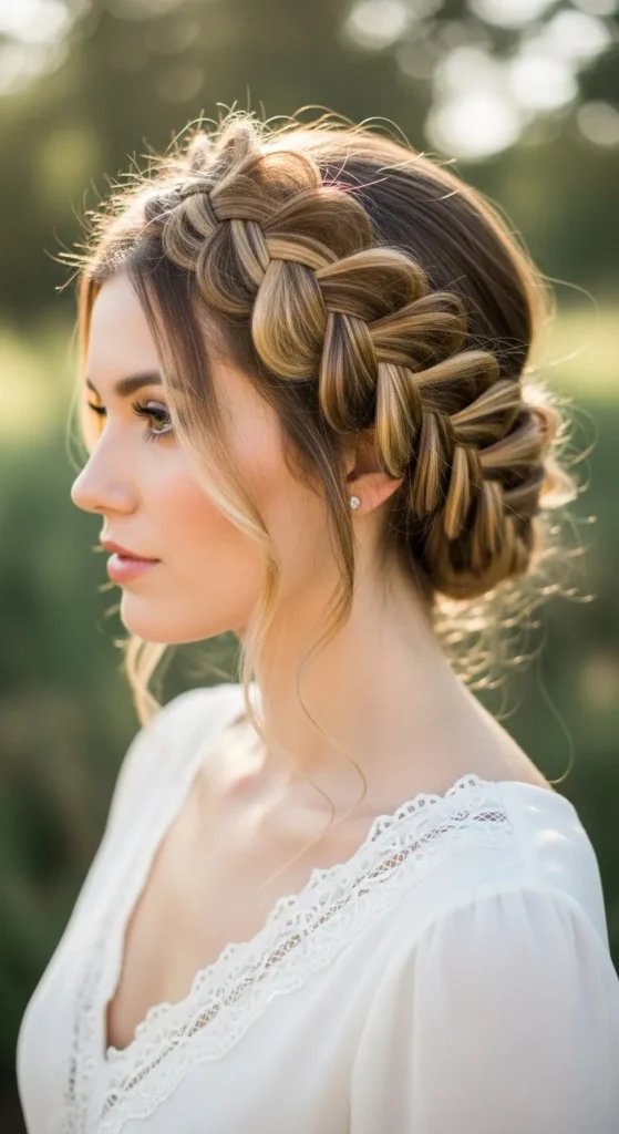 French Braid Crown