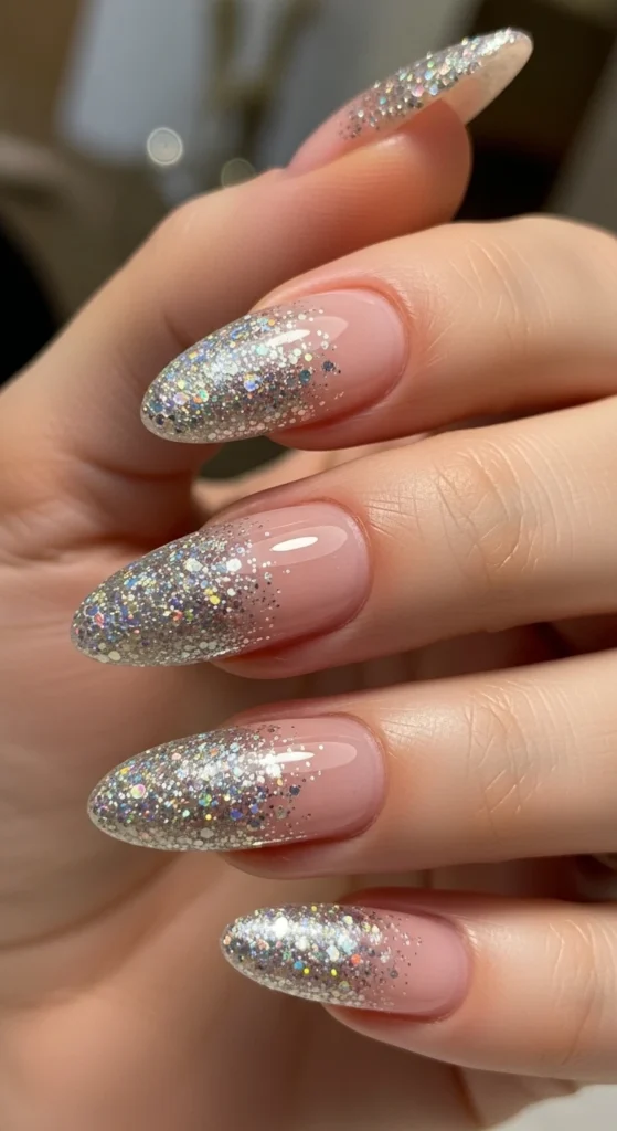 Glitter French Tips