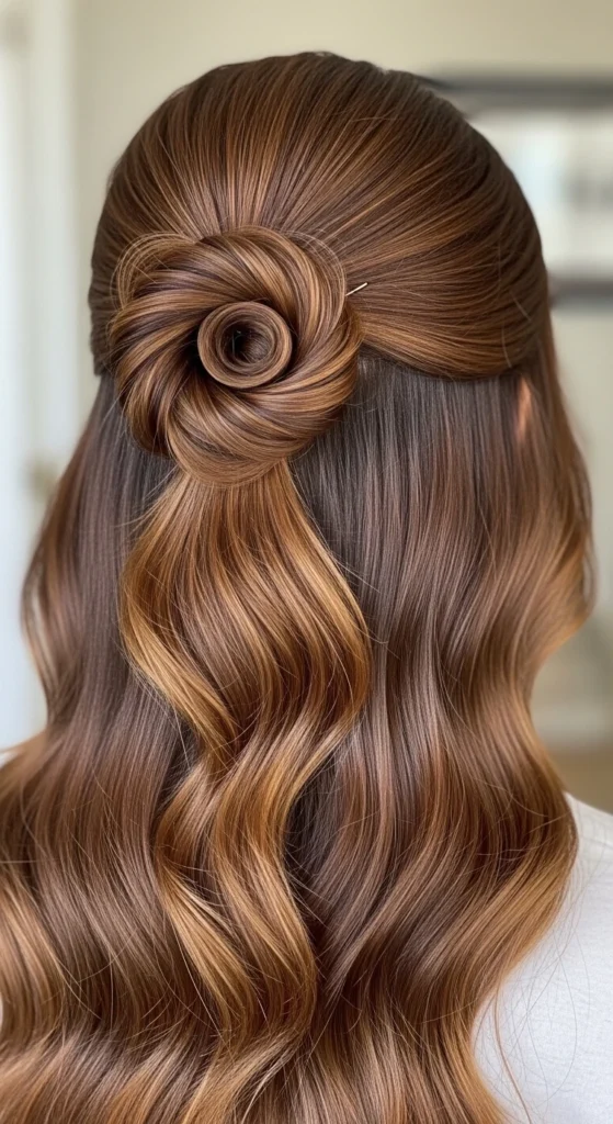 Half-Up, Half-Down Twist