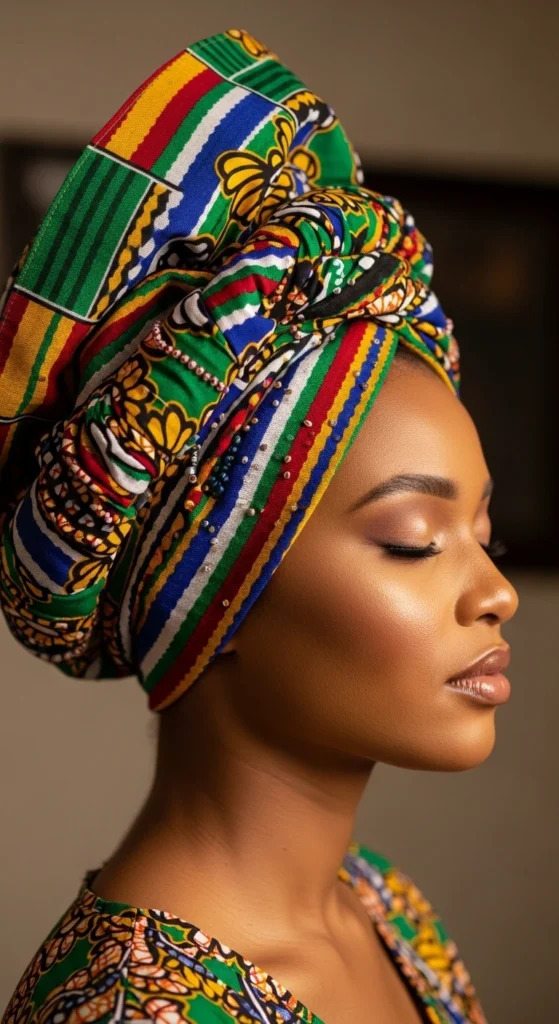 Headwrap Magic (The No-Hair Day Savior)