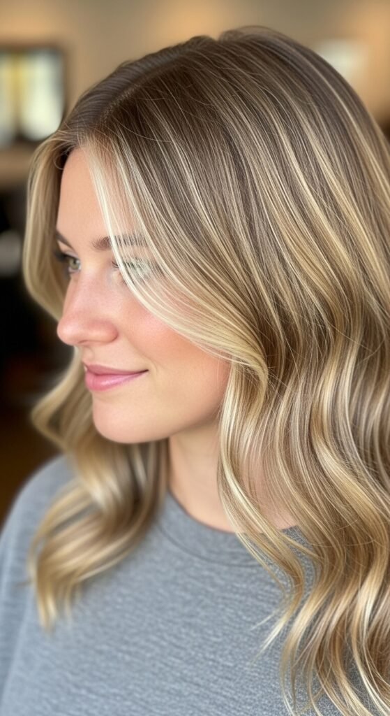 Honey Blonde with Blonde Babylights hairstyle