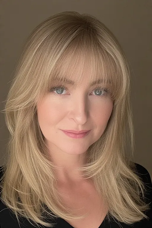 Lived-In Blonde With Soft Brown Roots